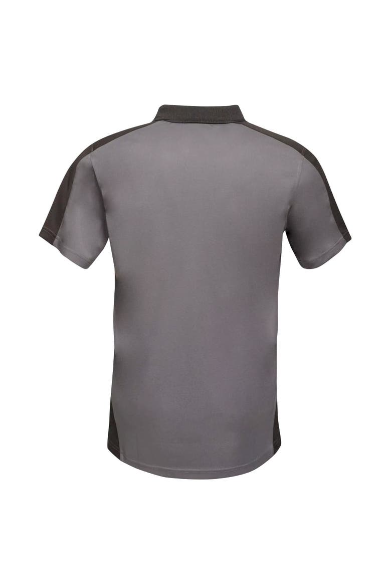Contrast Coolweave Pique Polo Shirt, Alternate, color, Seal Grey and Black