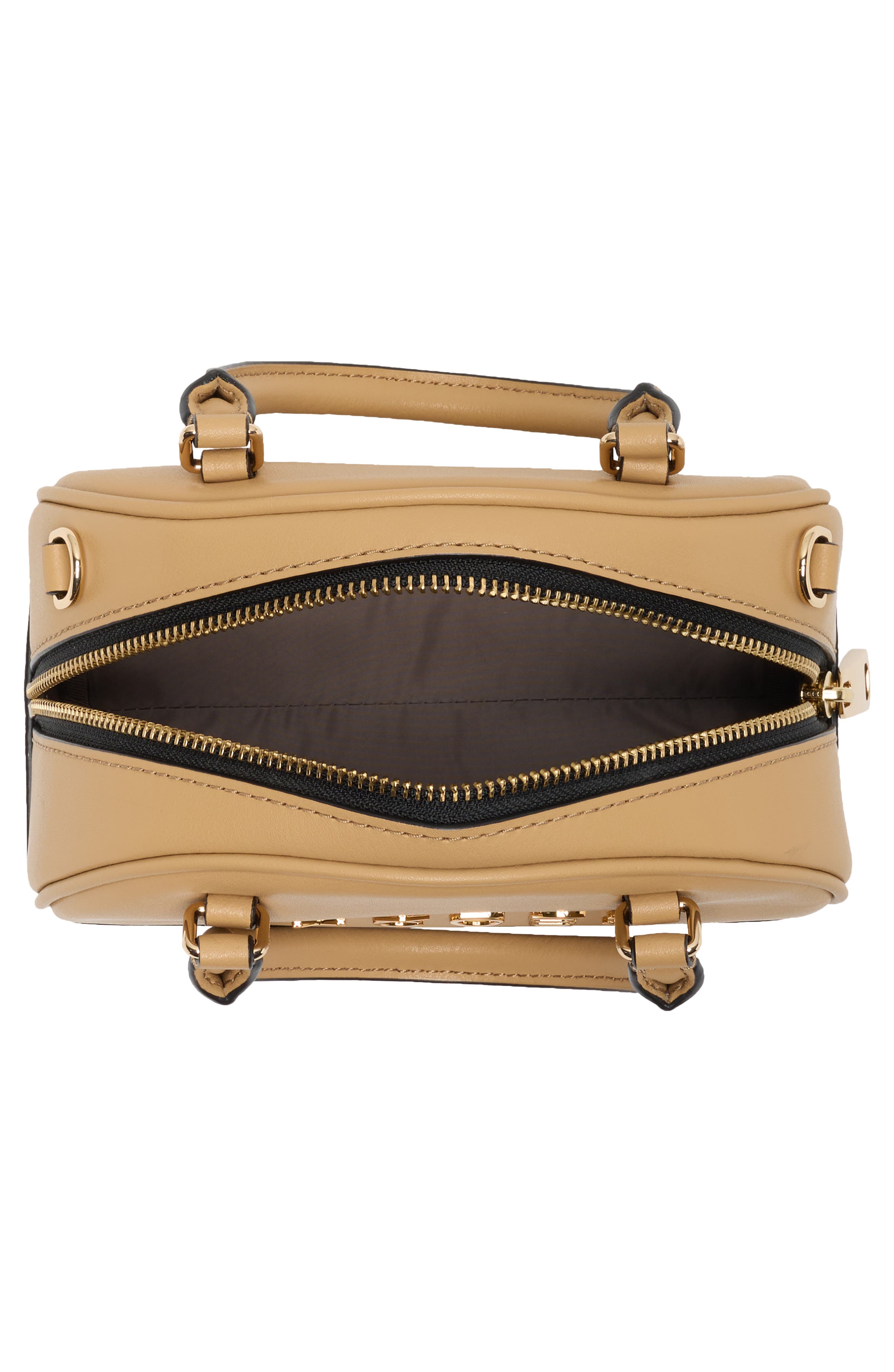 The Leather Small Bowling Bag, Alternate, color, ICED COFFEE