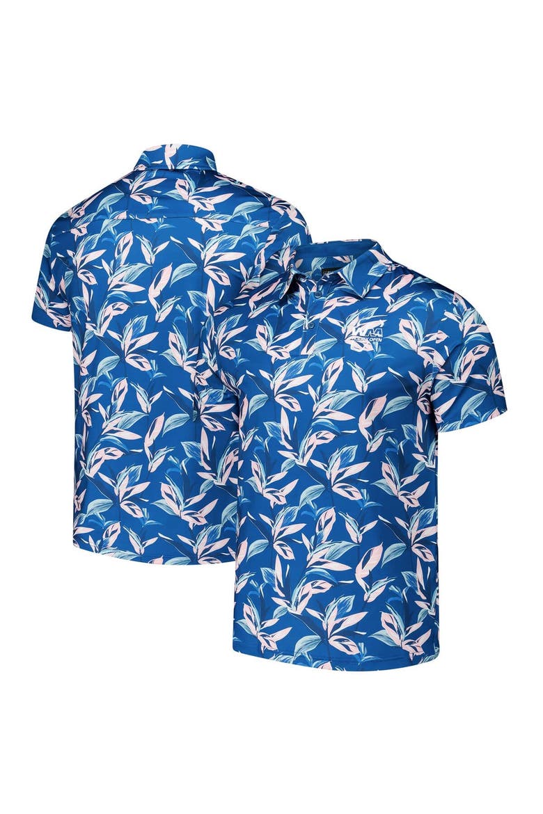 Men's Flomotion Navy WM Phoenix Open Birds of Paradise Polo, Main, color, Navy