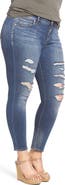 SLINK Jeans High Waist Ankle Skinny Jeans