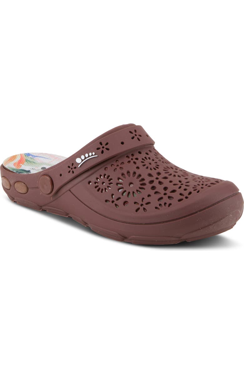 Spring Step Contigo Clog, Main, color, Dark Plum