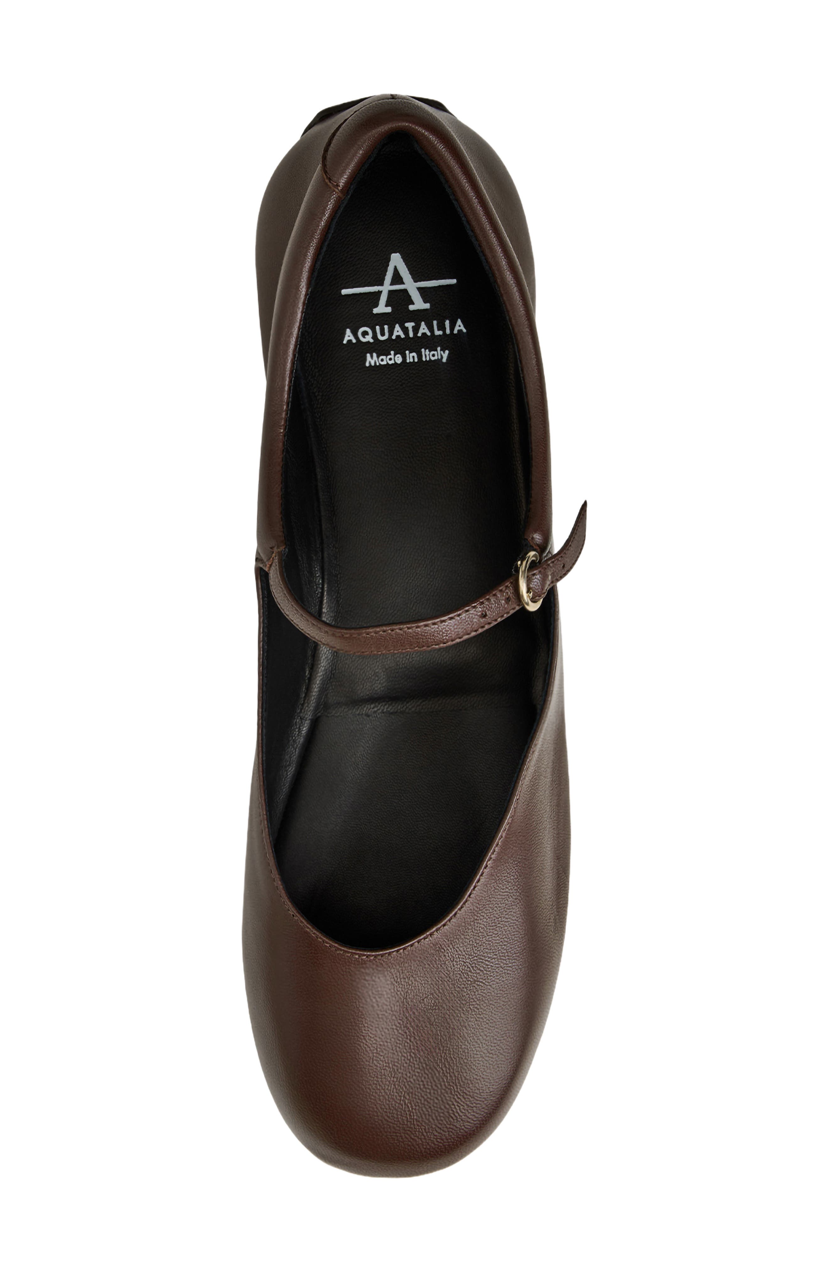 Quistello Waterproof Mary Jane Flat, Alternate, color, ESPRESSO NAPPA
