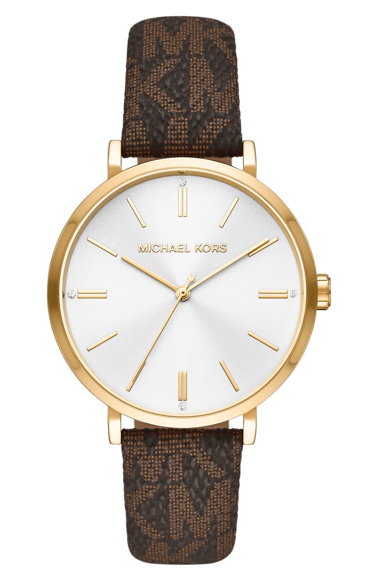 Michael Kors Monogram Strap Watch Michael Kors Men main image 2