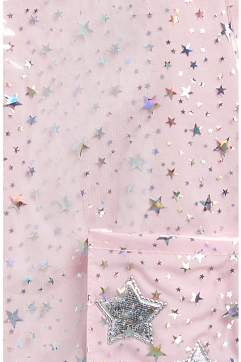Kids' Chelsey Starry Rain Jacket, Alternate, color, PINK