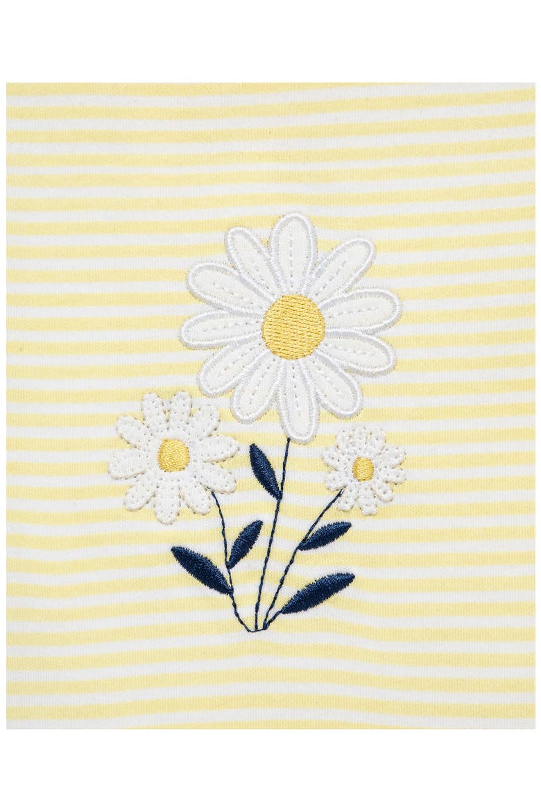 Daisy Bodysuit, Pants & Headband Set, Alternate, color, YELLOW MULTI