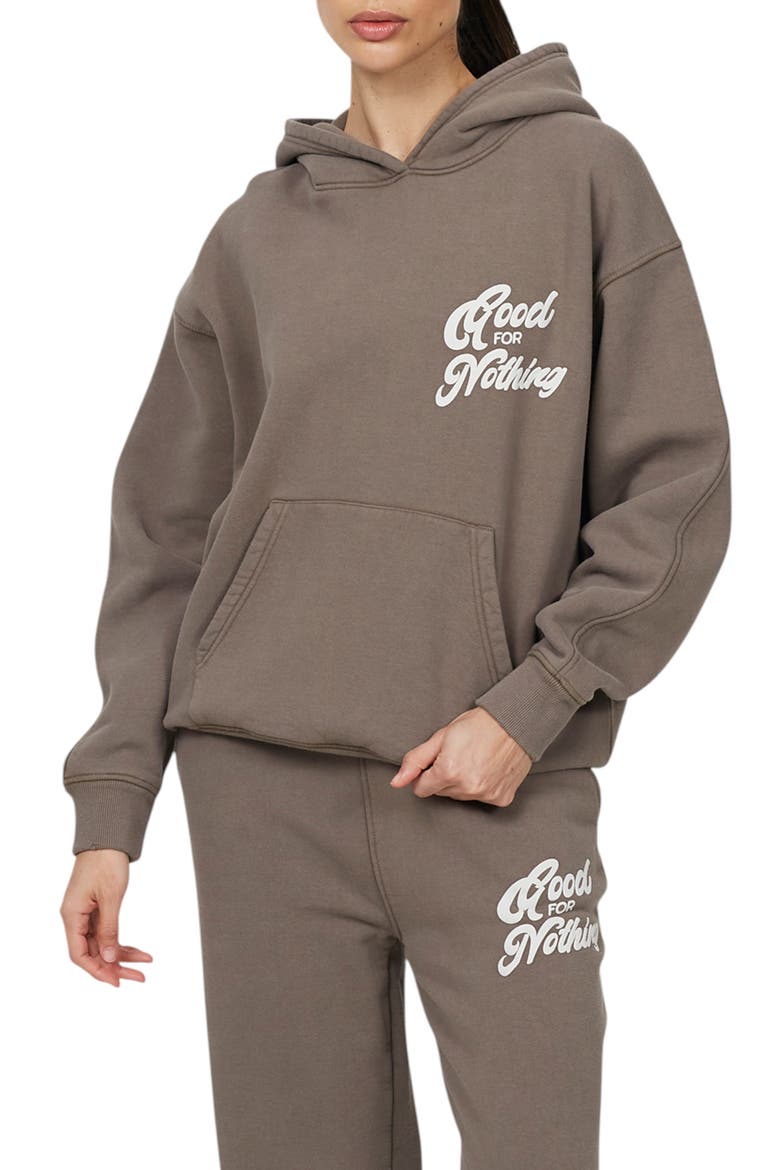 Funk Relaxed  Hoodie, Main, color, Brown