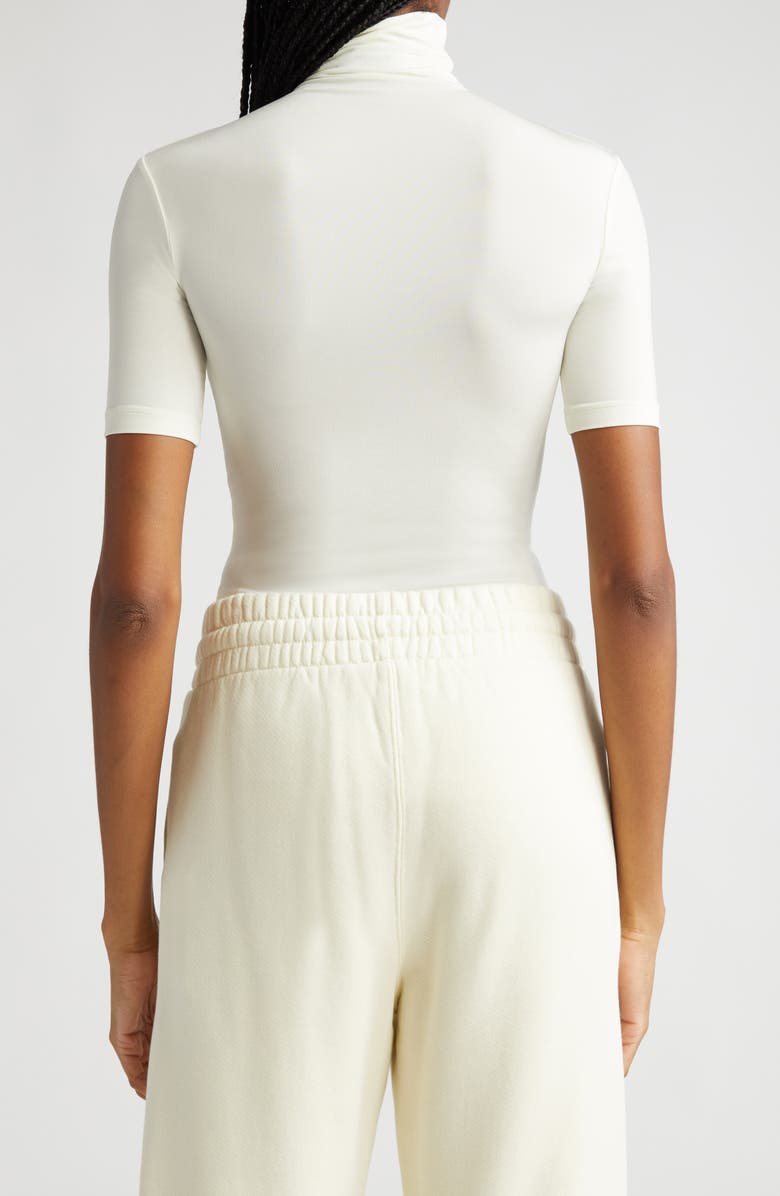 Off-White Off Stamp Second Skin Funnel Neck Top, Alternate, color, 