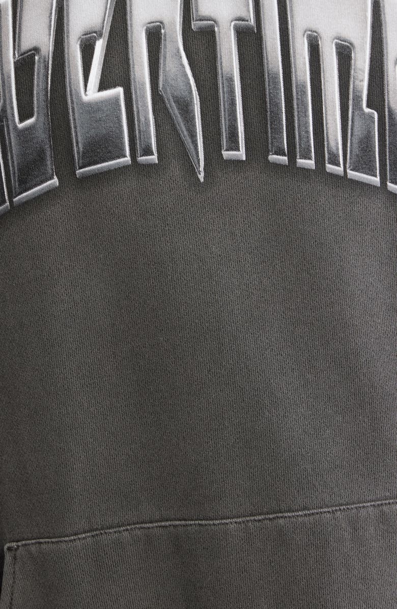 OVERTIME Chrometeam Graphic Print Hoodie, Alternate, color, Black