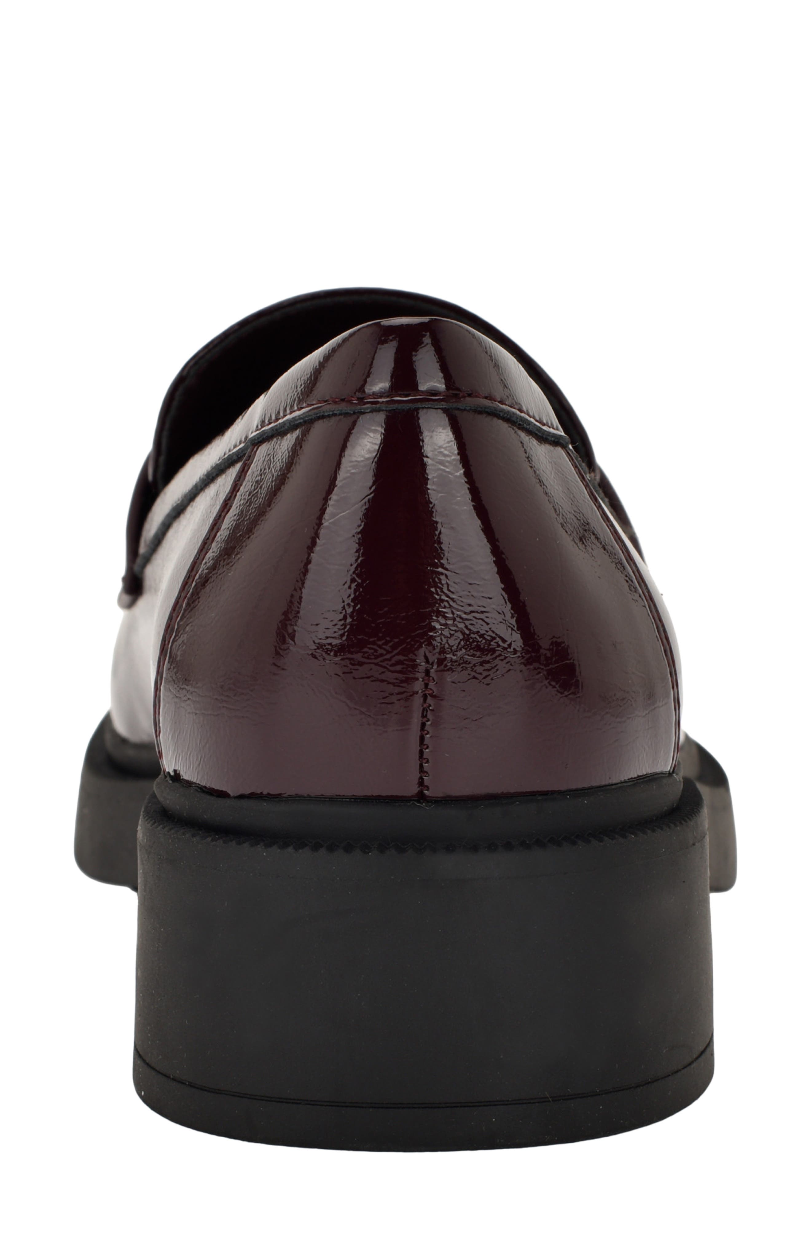 Otinya Penny Loafer, Alternate, color, DARK RED