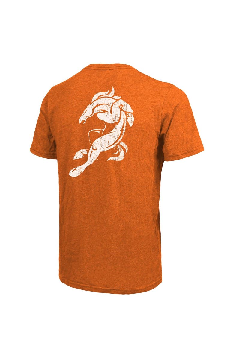 Majestic Threads Denver Broncos Majestic Threads Tri-Blend Pocket T-Shirt - Orange, Alternate, color, 