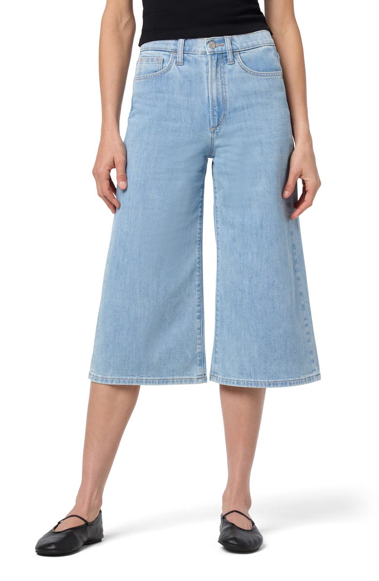 Joe's High Waist Denim Culottes, Main, color,