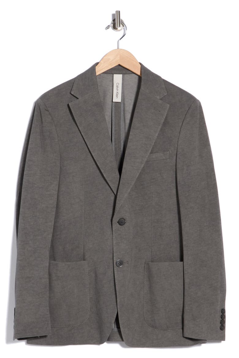 Woven Sport Coat, Alternate, color, MEDIUM GREY