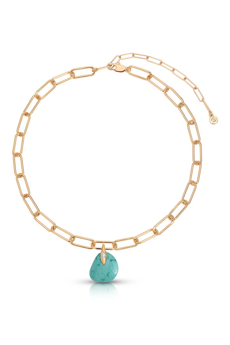 Turquoise Pendant Necklace, Main, color, TURQUOISE