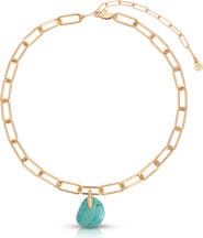 Ettika Turquoise Pendant Necklace