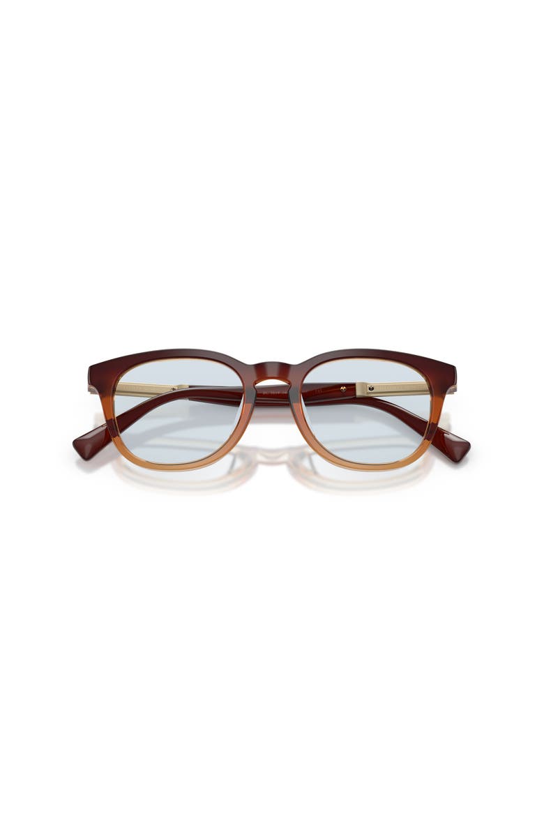 49mm Rectangle optical glasses, Alternate, color, Red