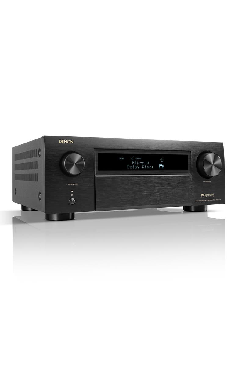 Denon AVR-X6800H 11.4-Channel 8K Home Theater Receiver with Dolby Atmos/DTSX and HEOS Built-In, Alternate, color, Black