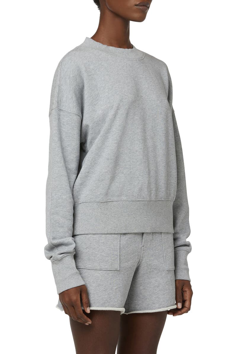 Hudson Jeans Cutout Back Sweatshirt, Alternate, color, 