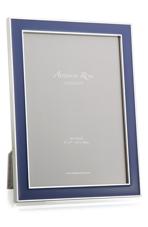 Navy Enamel Picture Frame