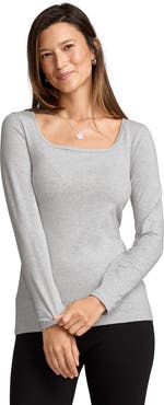Jockey Women's Organic Cotton Stretch Long Sleeve Top