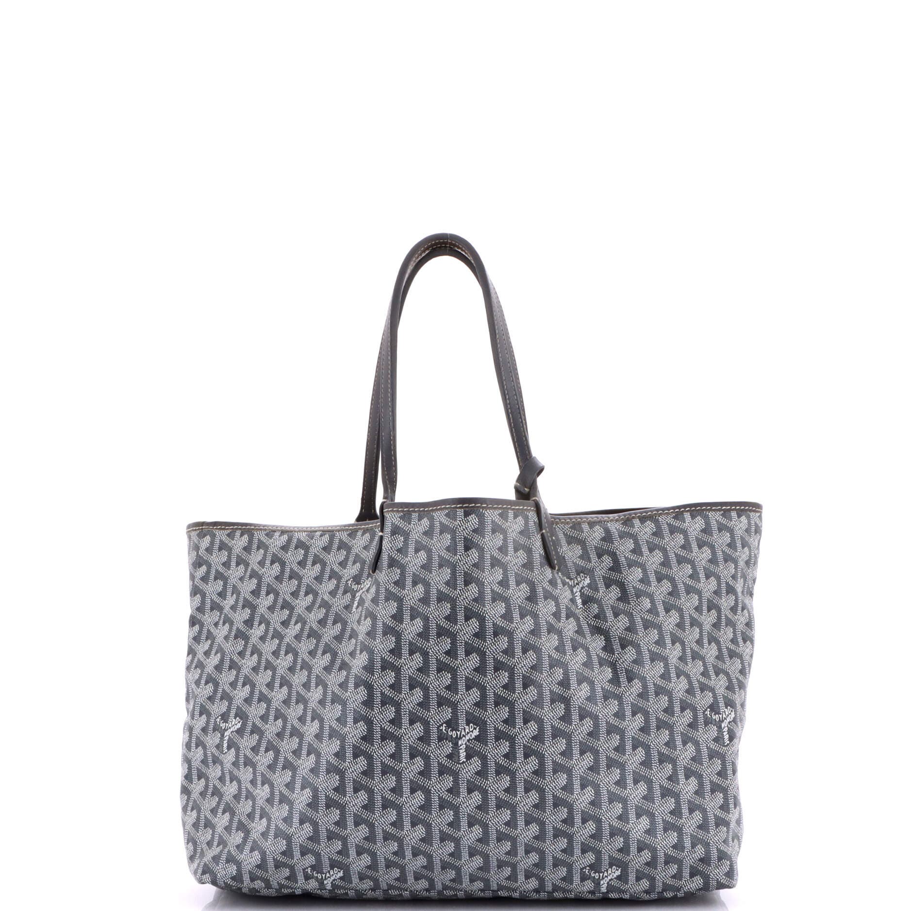 Pre-Owned Goyard Saint Louis Tote Coated Canvas PM, Alternate, color, Gray