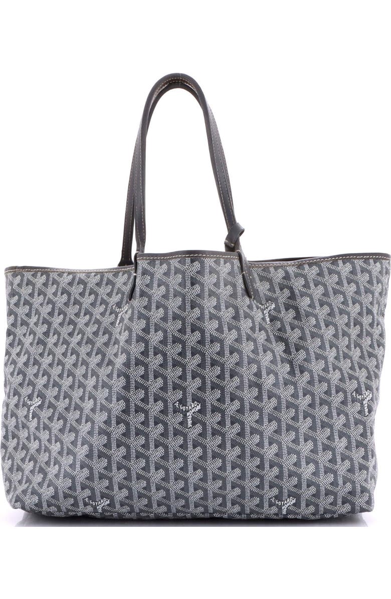 Pre-Owned Goyard Saint Louis Tote Coated Canvas PM, Alternate, color, Gray