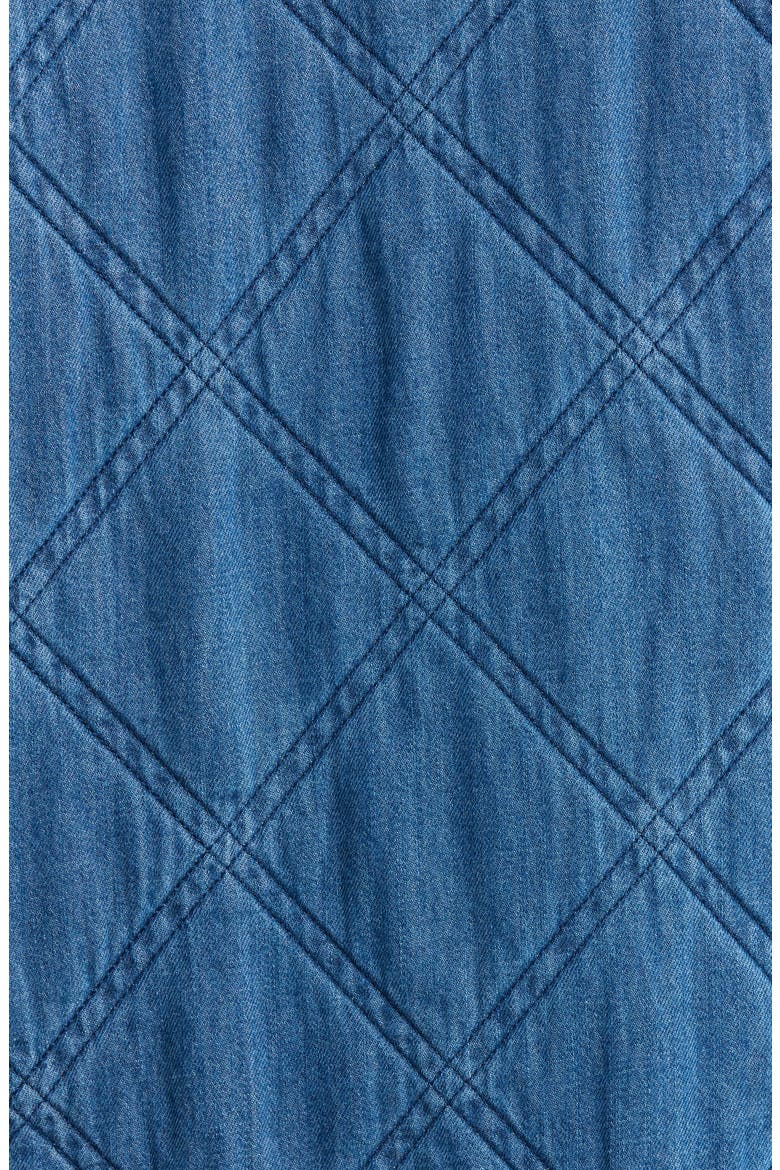 Chambray Quilted Jacket, Alternate, color, MEDIUM WASH