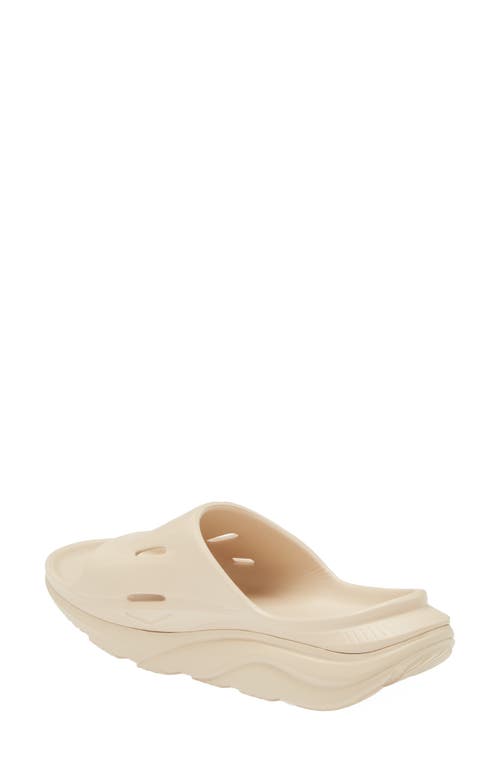 Hoka Gender Inclusive Ora Recovery Slide 3 Sandal In Sand