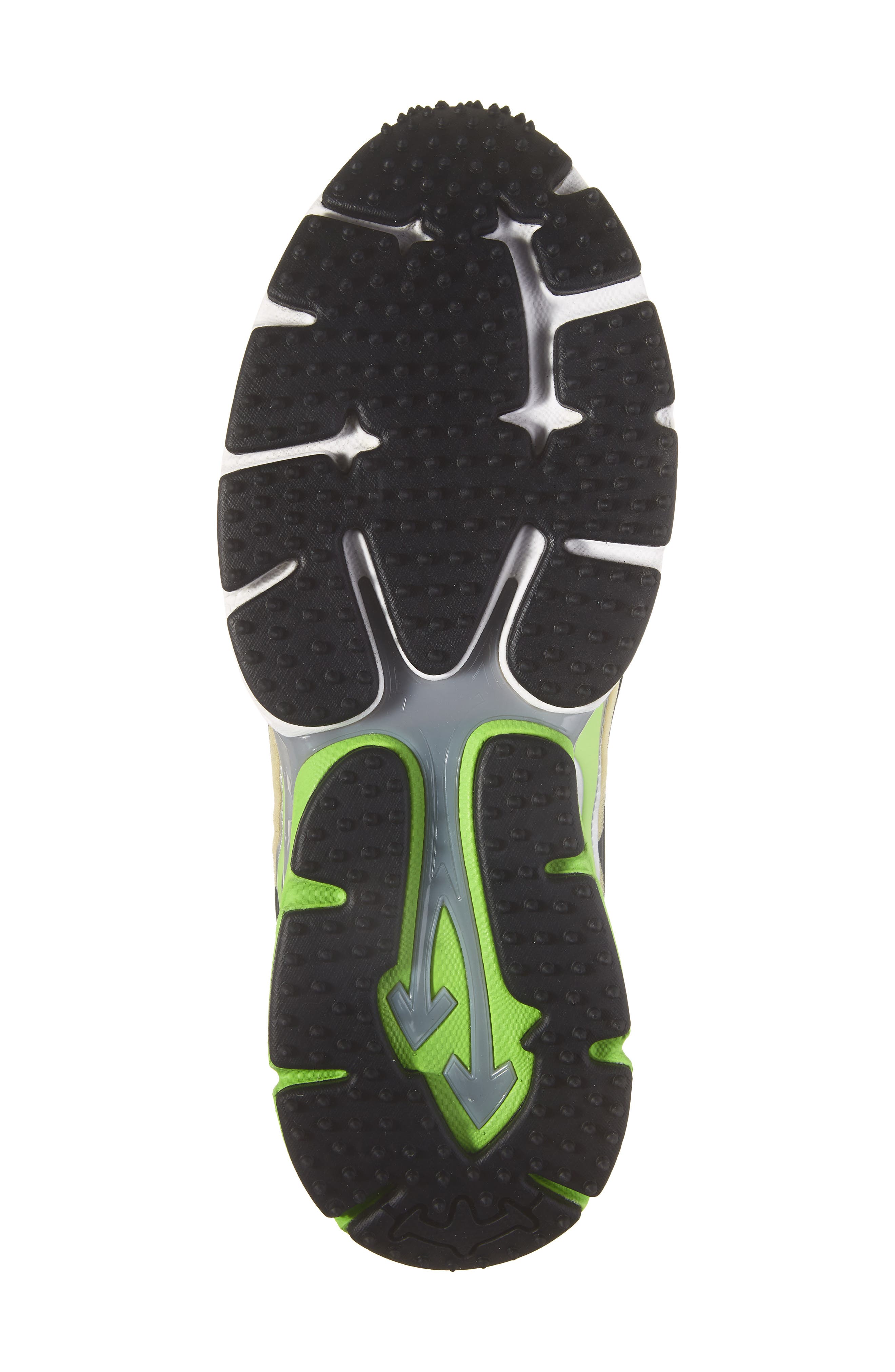 Be Right Back Running Shoe, Alternate, color, GREY/ NEON GREEN