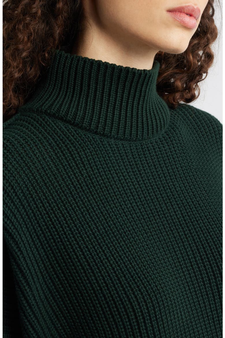Montecito Turtleneck Sweater, Alternate, color, BRISTISH RACING GREEN