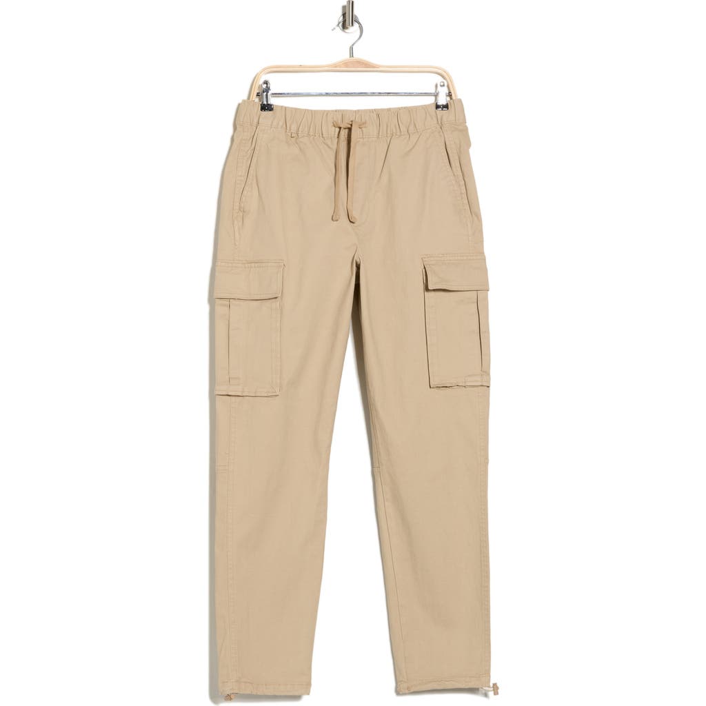 Denim And Flower Cargo Pants In Neutral