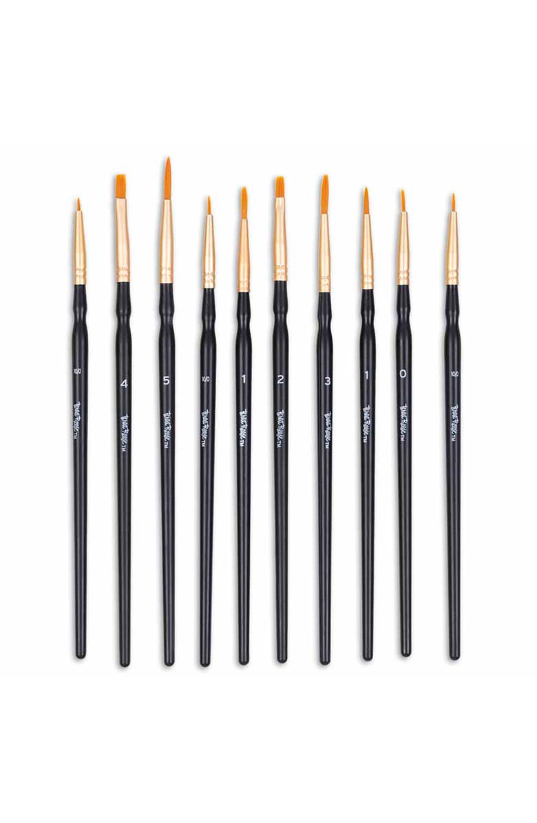 Brea Reese Brush Set Detailed Pack 10Pc Gold Taklon Bristles, Alternate, color, Gold
