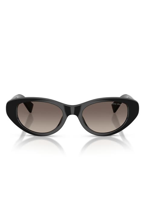 51mm Gradient Cat Eye Sunglasses