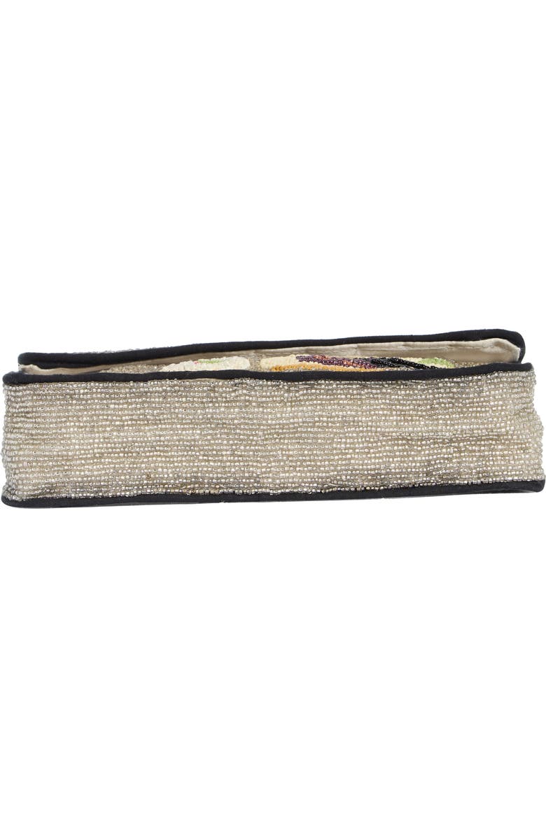 Collection XIIX Beaded Sushi Baguette Shoulder Bag, Alternate, color, Silver Multi