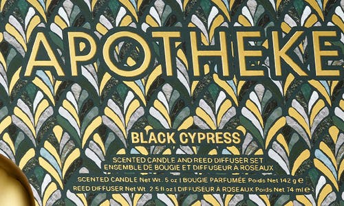 Apotheke Mini Candle & Mini Reed Diffuser Home Fragrance Duo In Gold