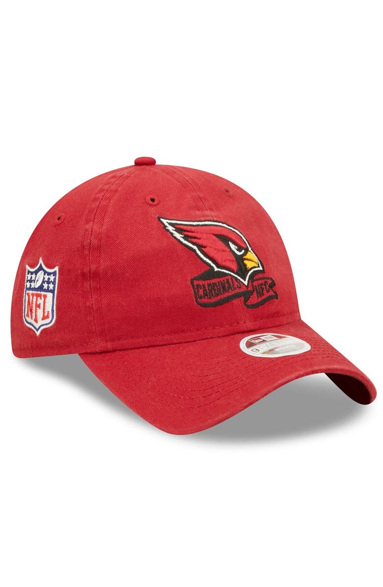 New Era Women's New Era Cardinal Arizona Cardinals 2022 Sideline Adjustable 9TWENTY Hat, Main, color, 