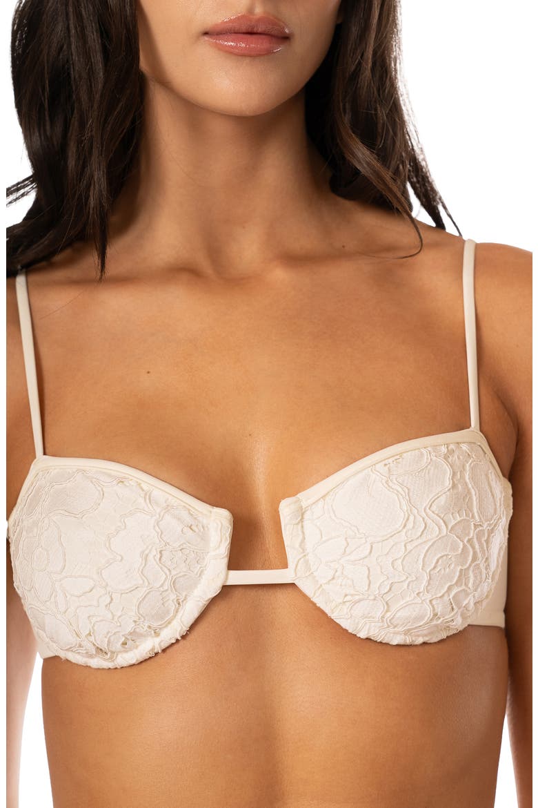 Amatista Whisper Lace Bikini Top, Alternate, color, LIGHT BEIGE