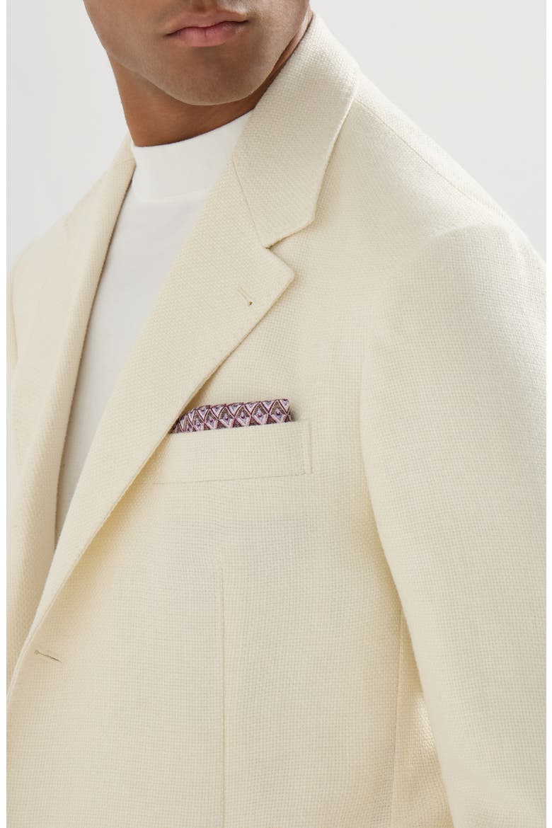 Pocket square with pattern, Alternate, color, Bordeaux