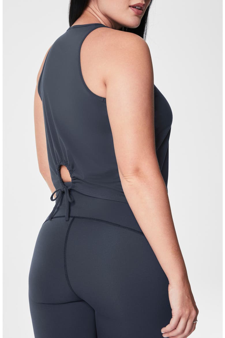 Butter Keyhole Tank, Alternate, color, DARK STORM