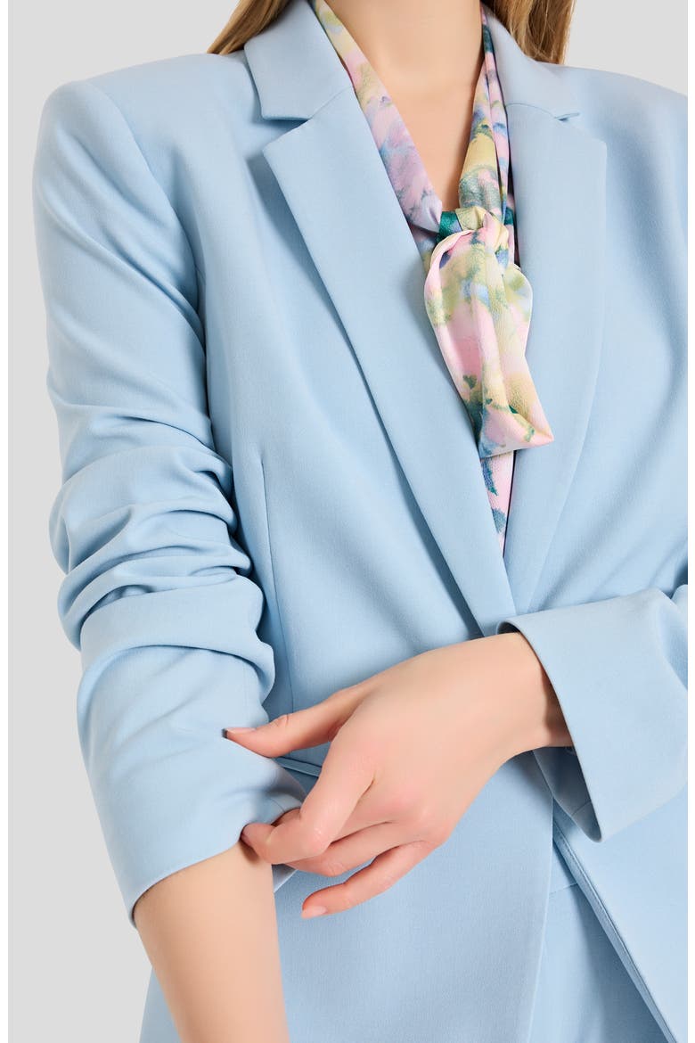 One-Button Blazer, Alternate, color, ICE BLUE
