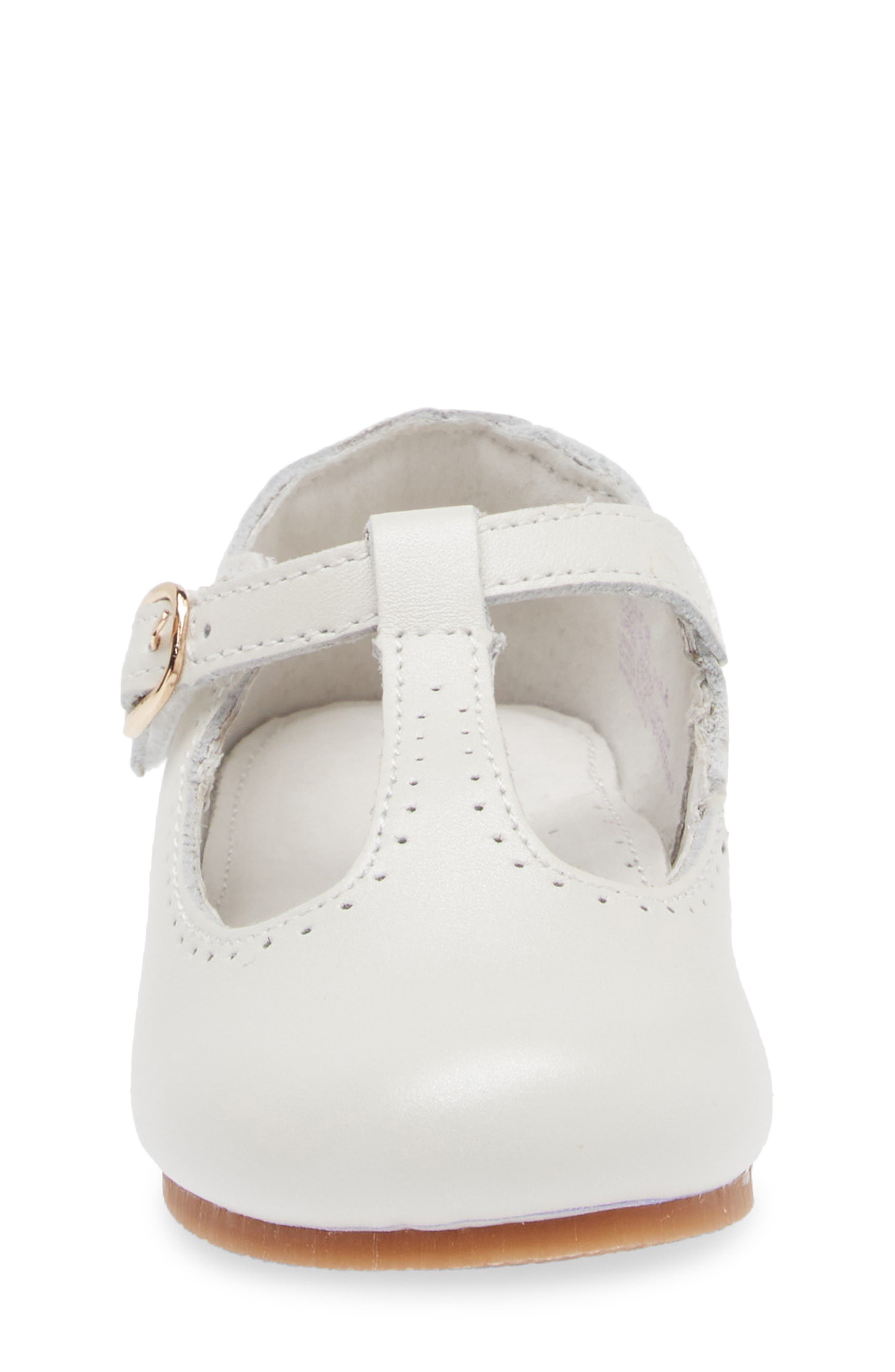 L'AMOUR Kids' Eleanor T-Strap Shoe, Alternate, color, Pearl