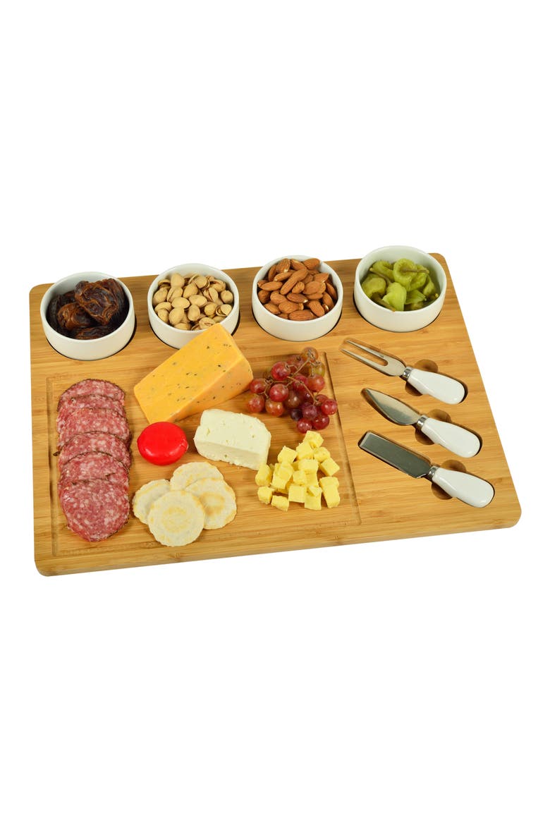 4-Bowl Entertaining Set, Alternate, color, NATURAL