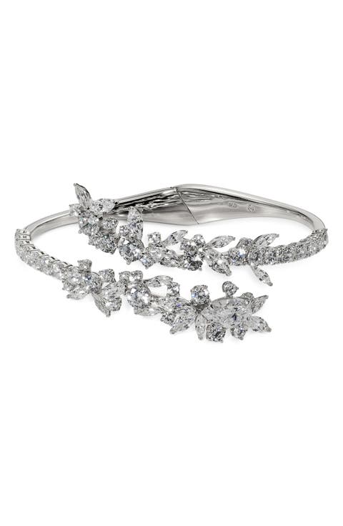 Cannes Cubic Zirconia Hinge Bracelet