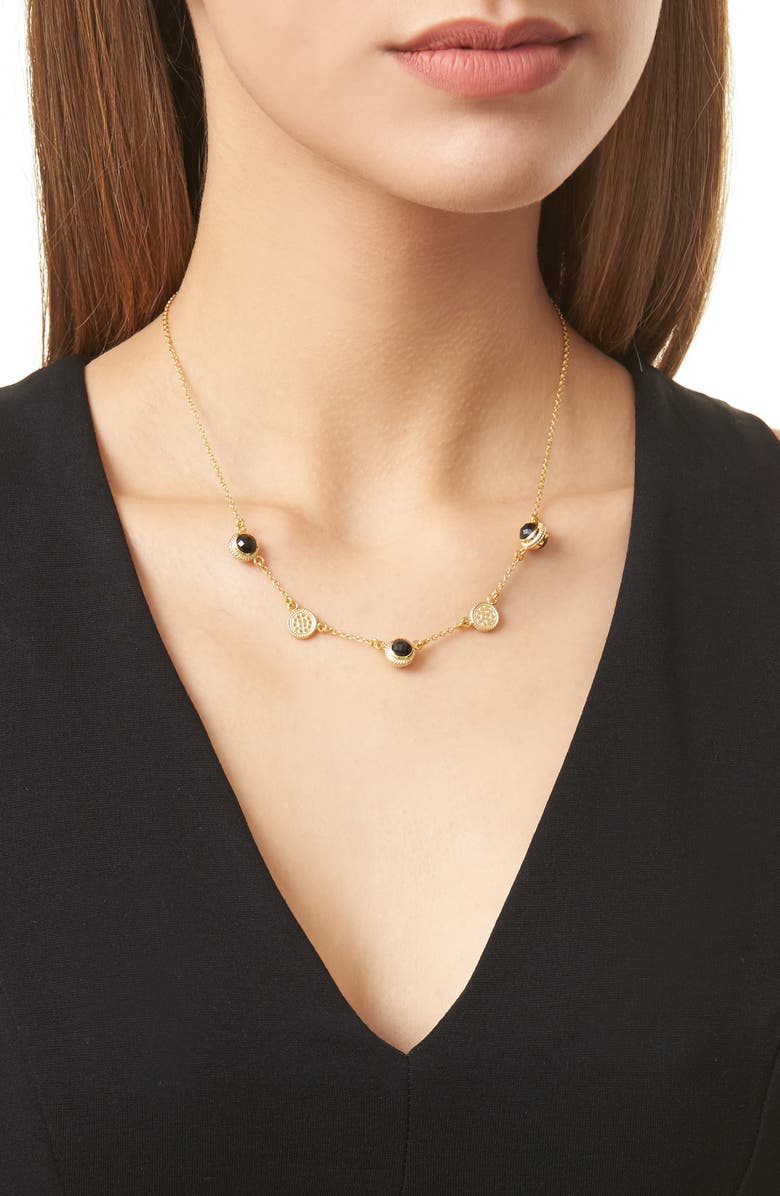 Anna Beck Semiprecious Stone Station Necklace, Alternate, color, 