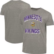 Champion Men's Champion Heather Charcoal Minnesota Vikings Ultimate Tri-Blend T-Shirt