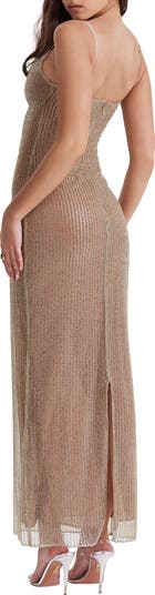 Alondra Beaded Cocktail Dress