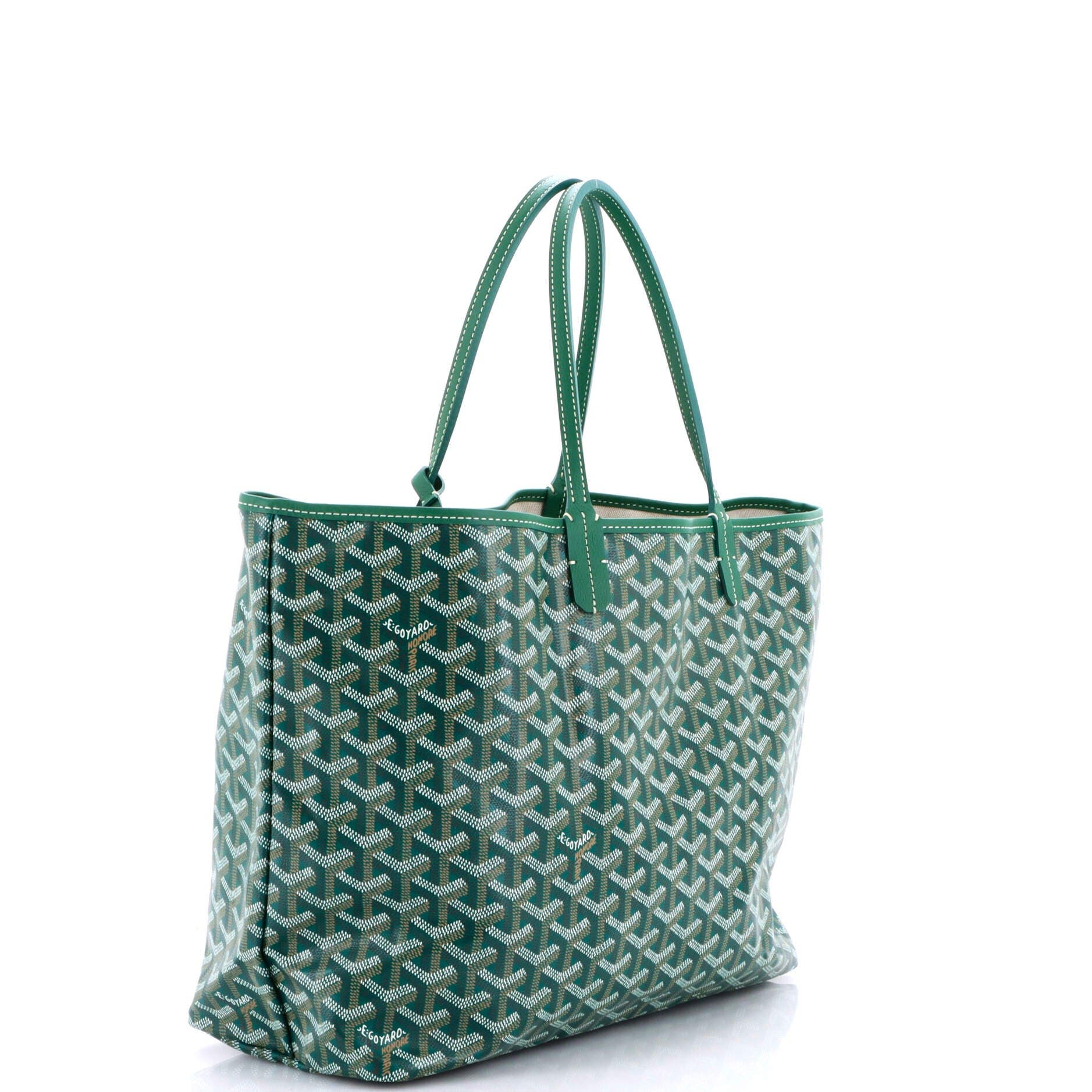 Saint Louis Tote Coated Canvas PM, Alternate, color, Green