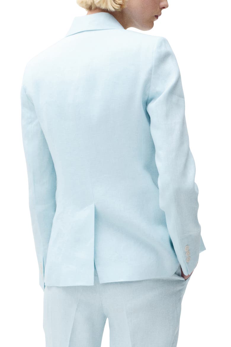 Boreli Linen Blazer, Alternate, color, SKY BLUE