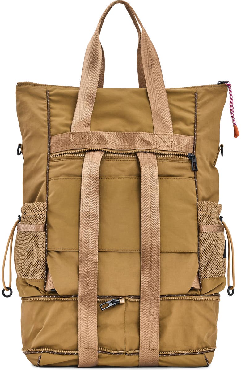 Desigual Large Nylon Backpack, Alternate, color, Camel