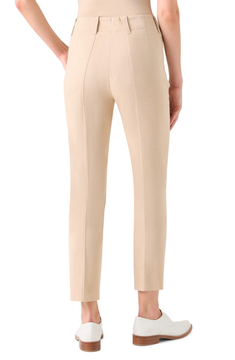 Akris Connor Khaki Ankle Pants, Alternate, color, Beige