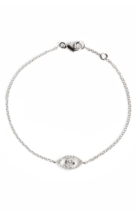 Classique Pavé Evil Eye Bracelet